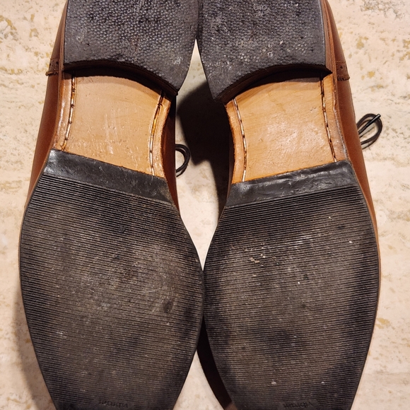Beckett Simonon Chestnut Leather Oxfords main image 4